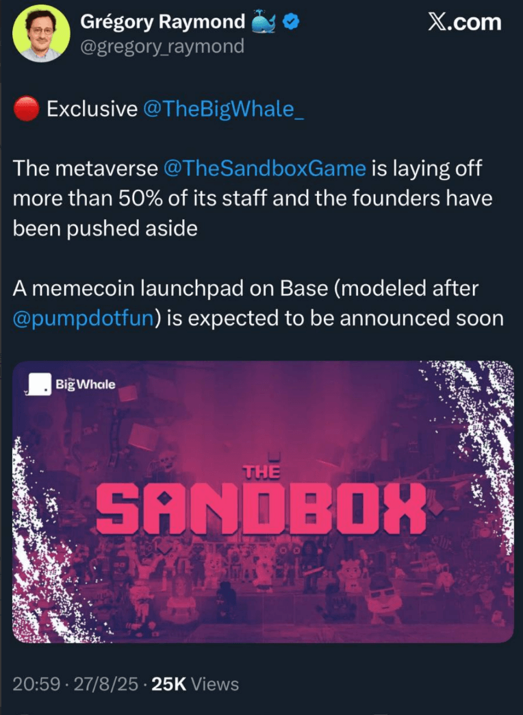 샌드박스 서비스 종료하나 - 커뮤니티 게시글 | 코인피클